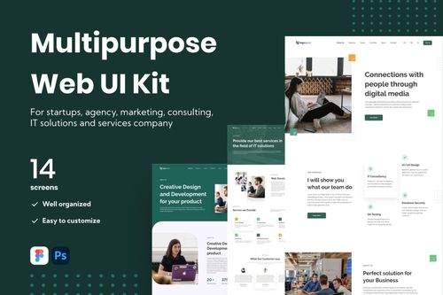 专业模板套件设计 打造卓越企业官网与网页服务